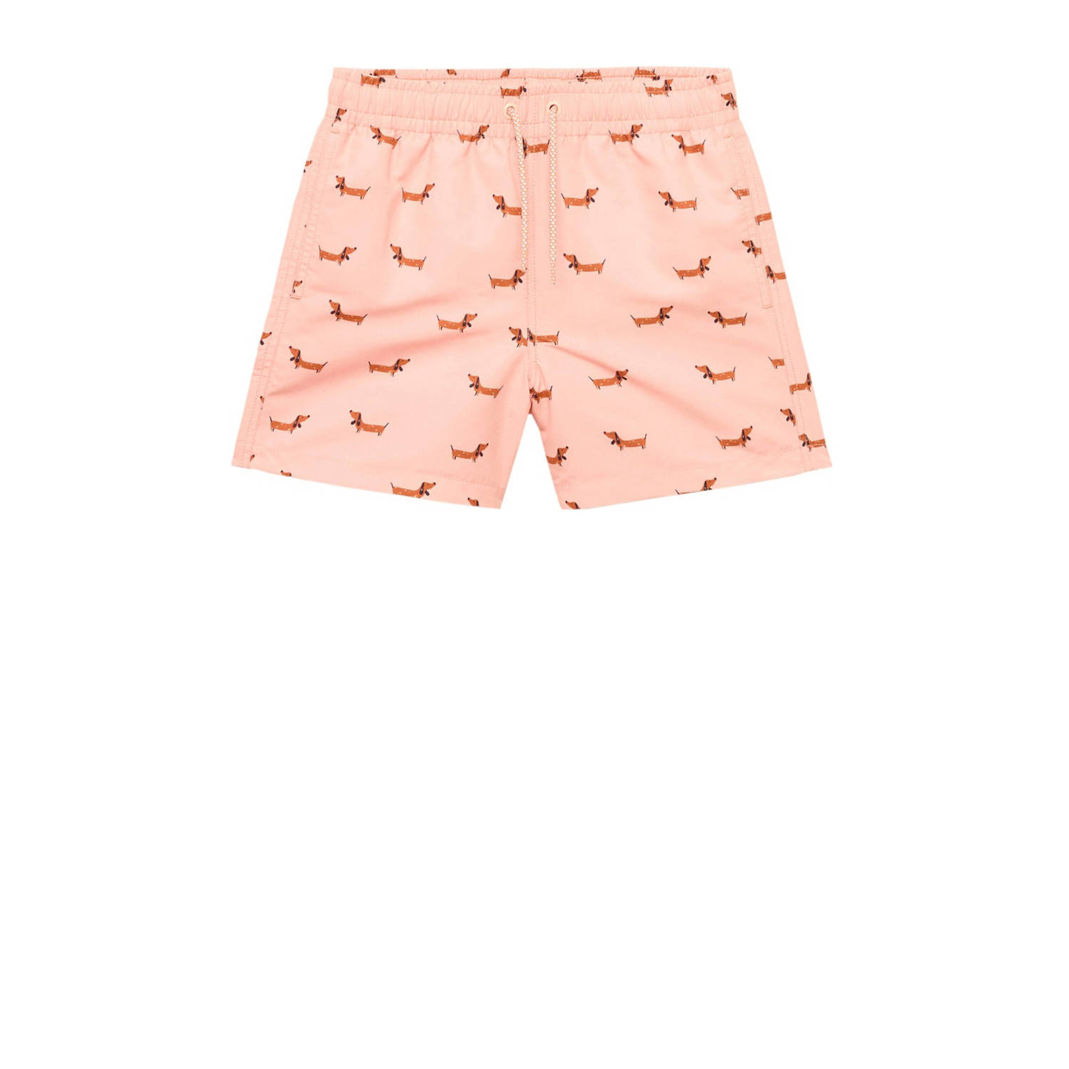 Mango Kids zwemshort lichtoranje bruin