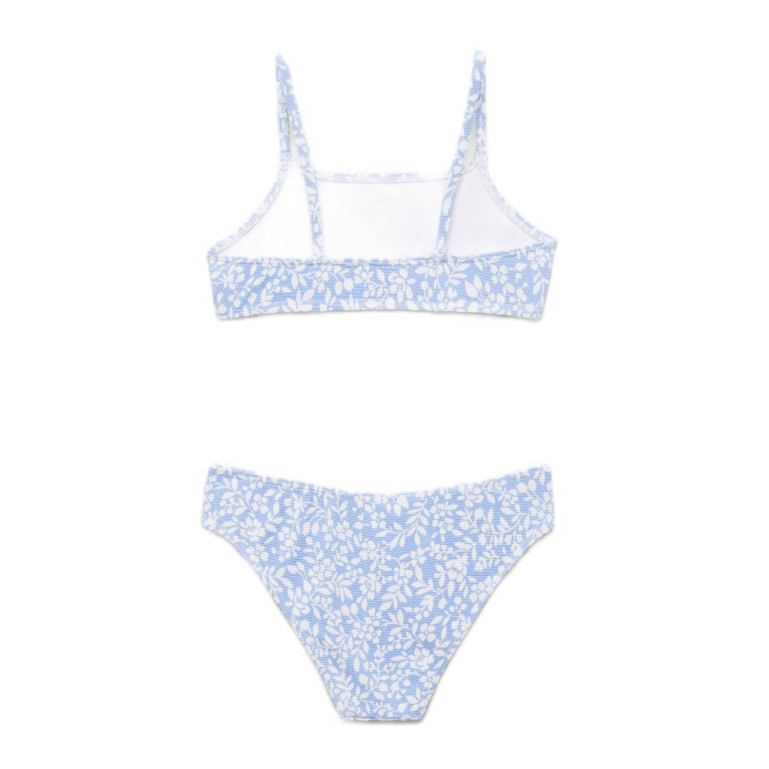 Mango Kids bikini lichtblauw wit