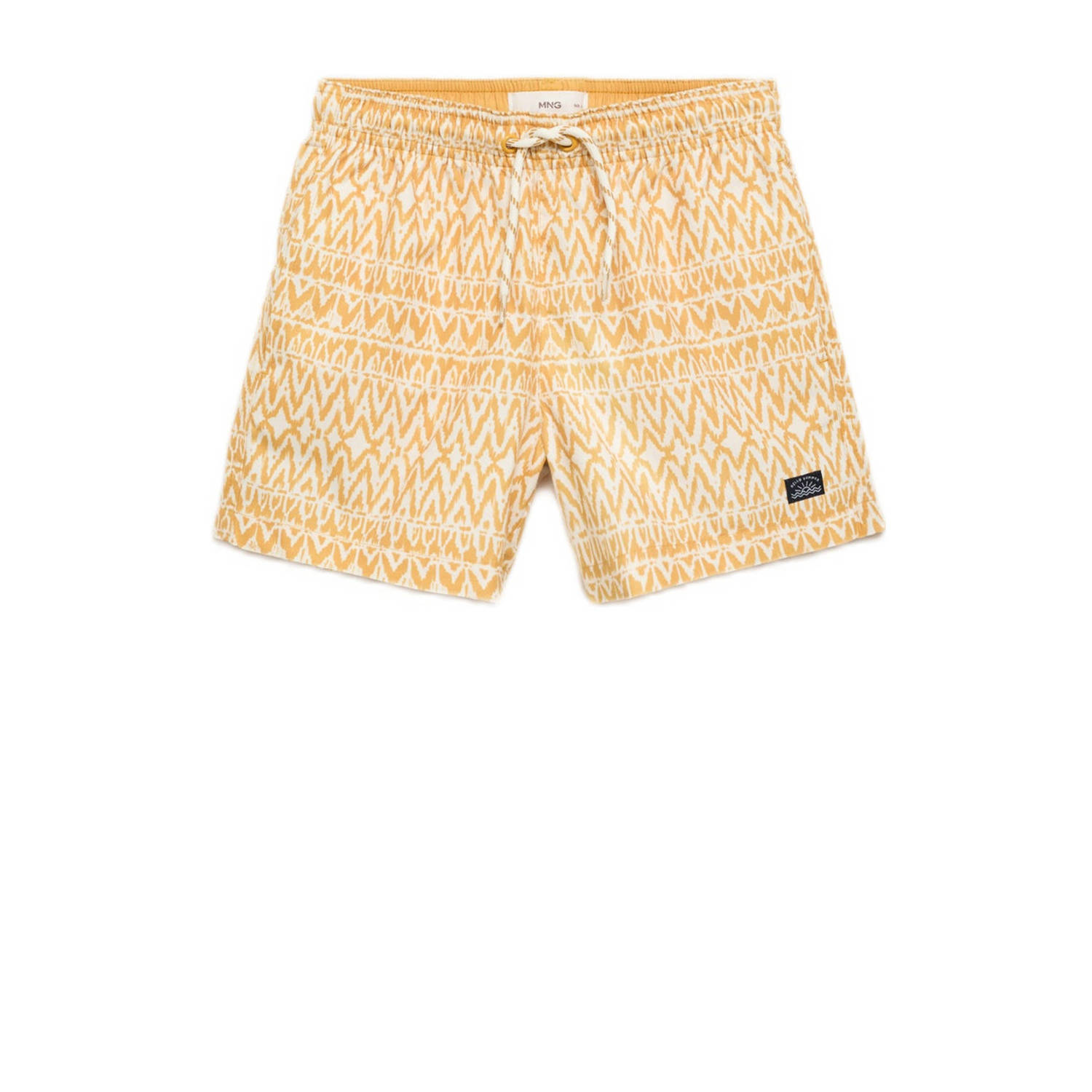 Mango Kids zwemshort geel wit