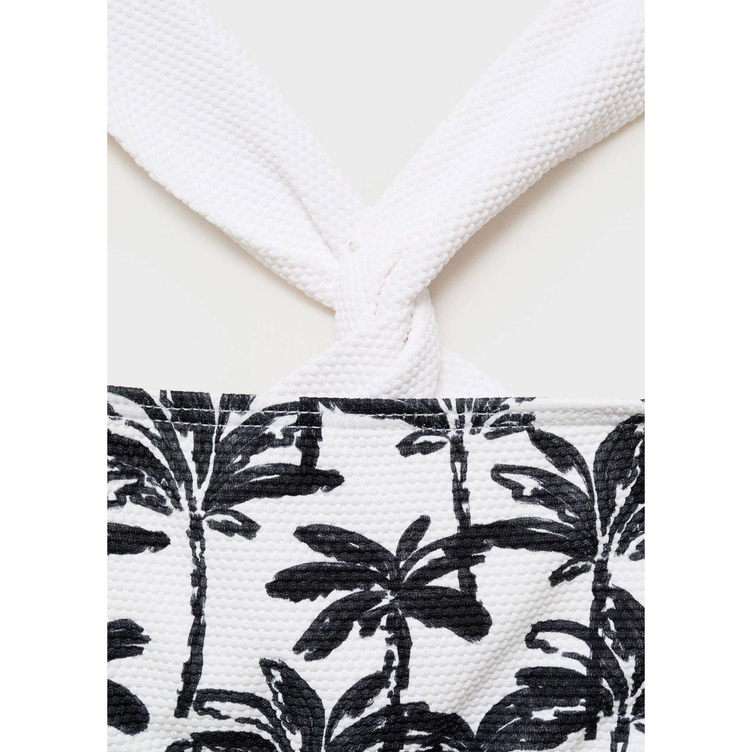 Mango Kids bikini wit zwart