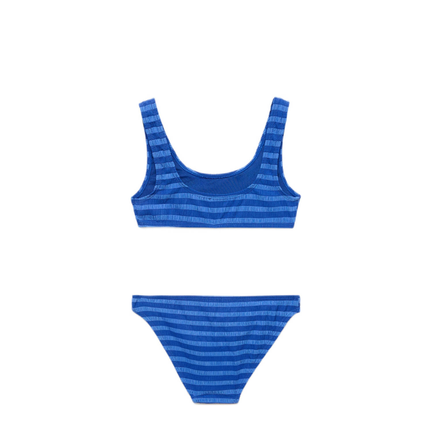 Mango Kids crop bikini blauw
