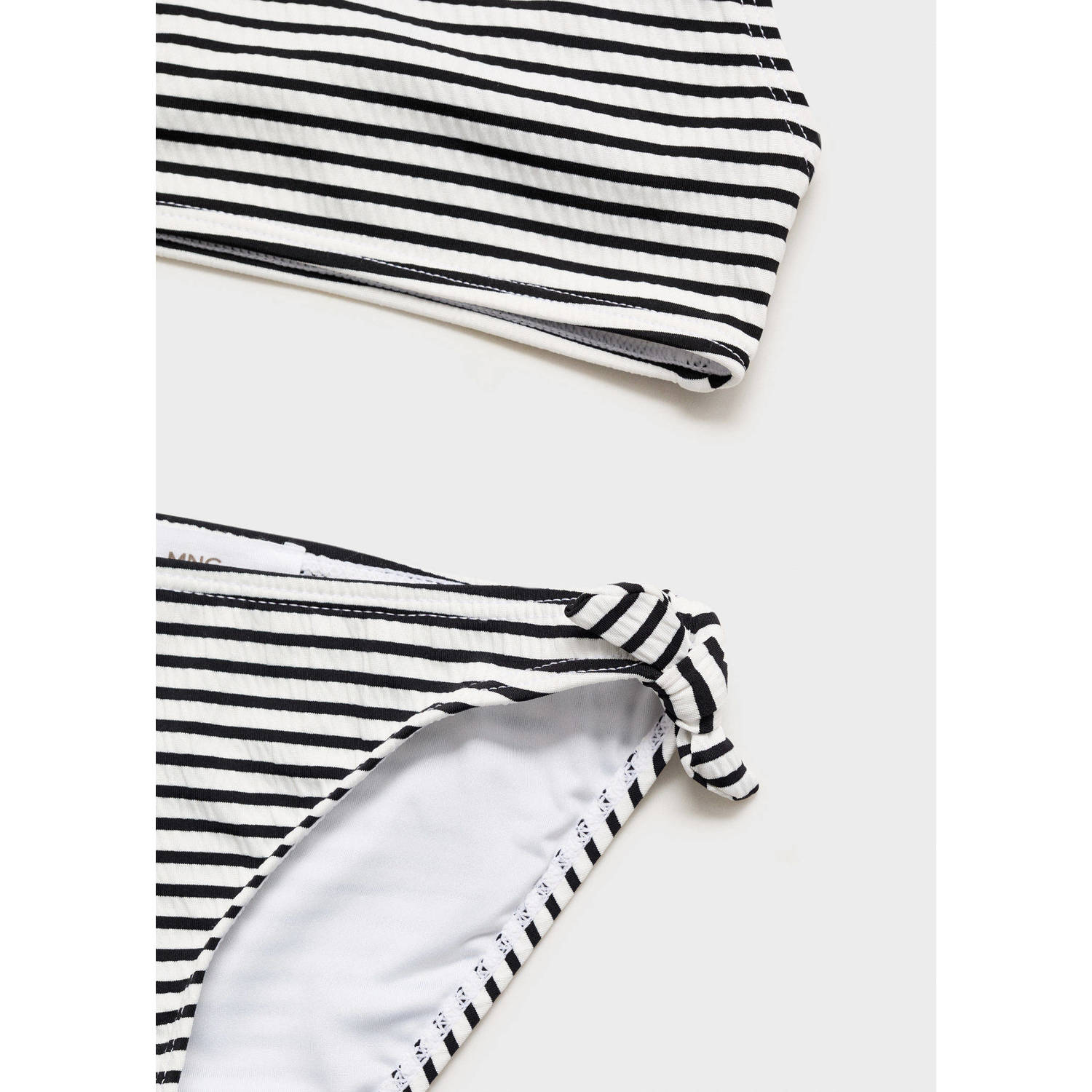 Mango Kids bikini zwart wit
