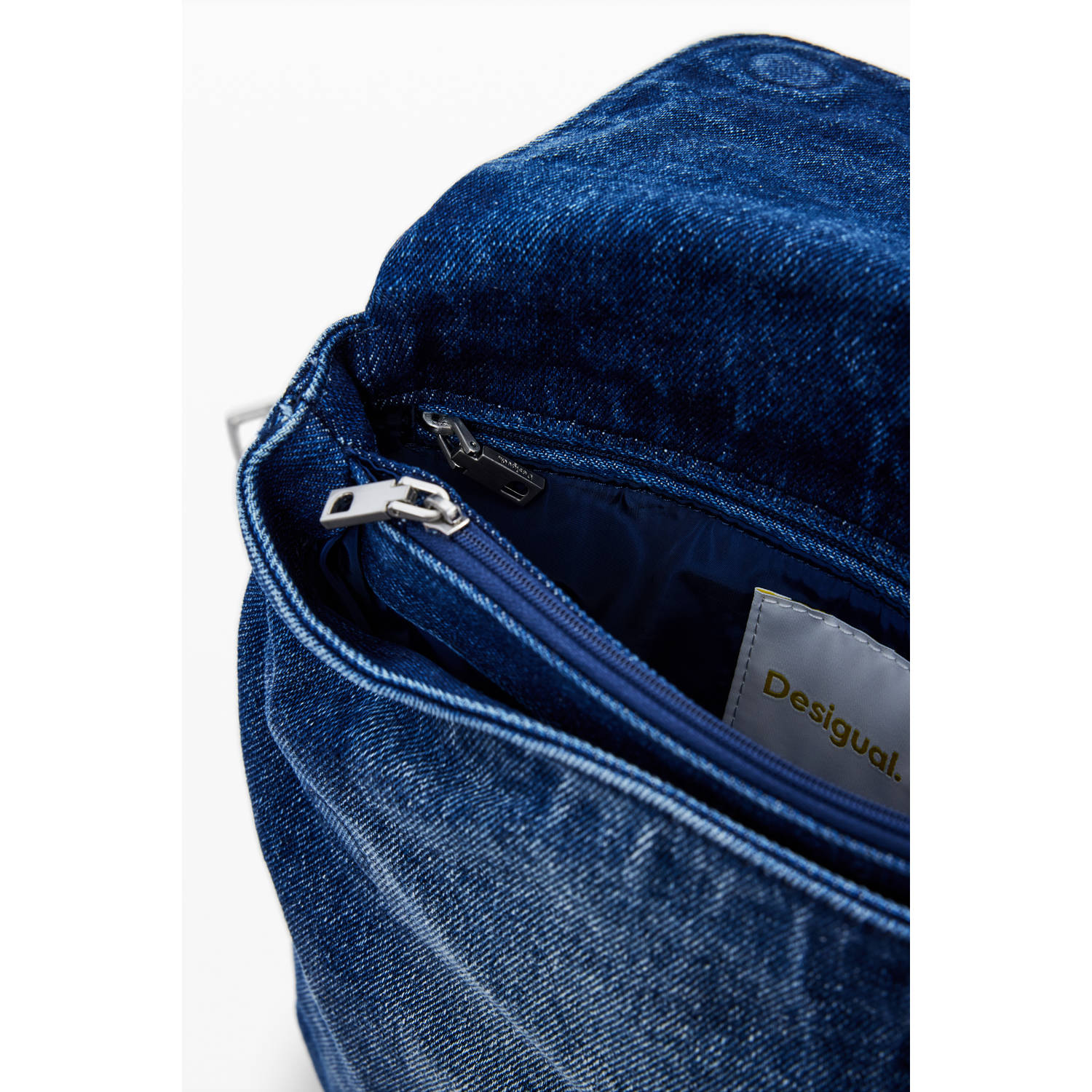 Desigual denim rugzak blauw