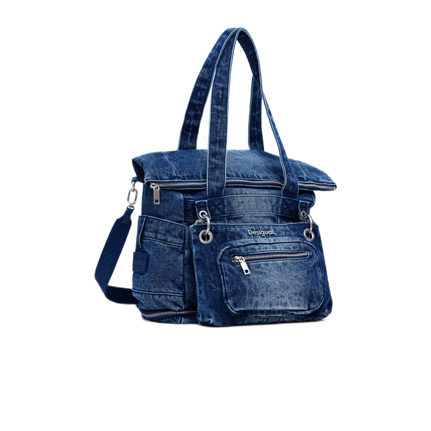 Desigual denim rugzak blauw