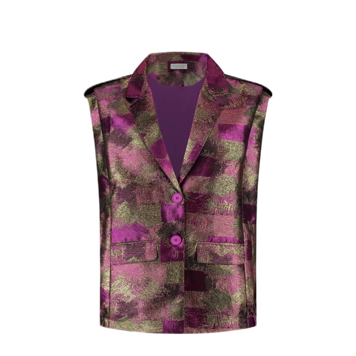 AMAYA Amsterdam gilet paars