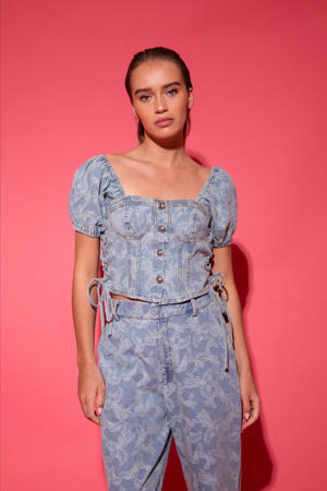 top light blue denim