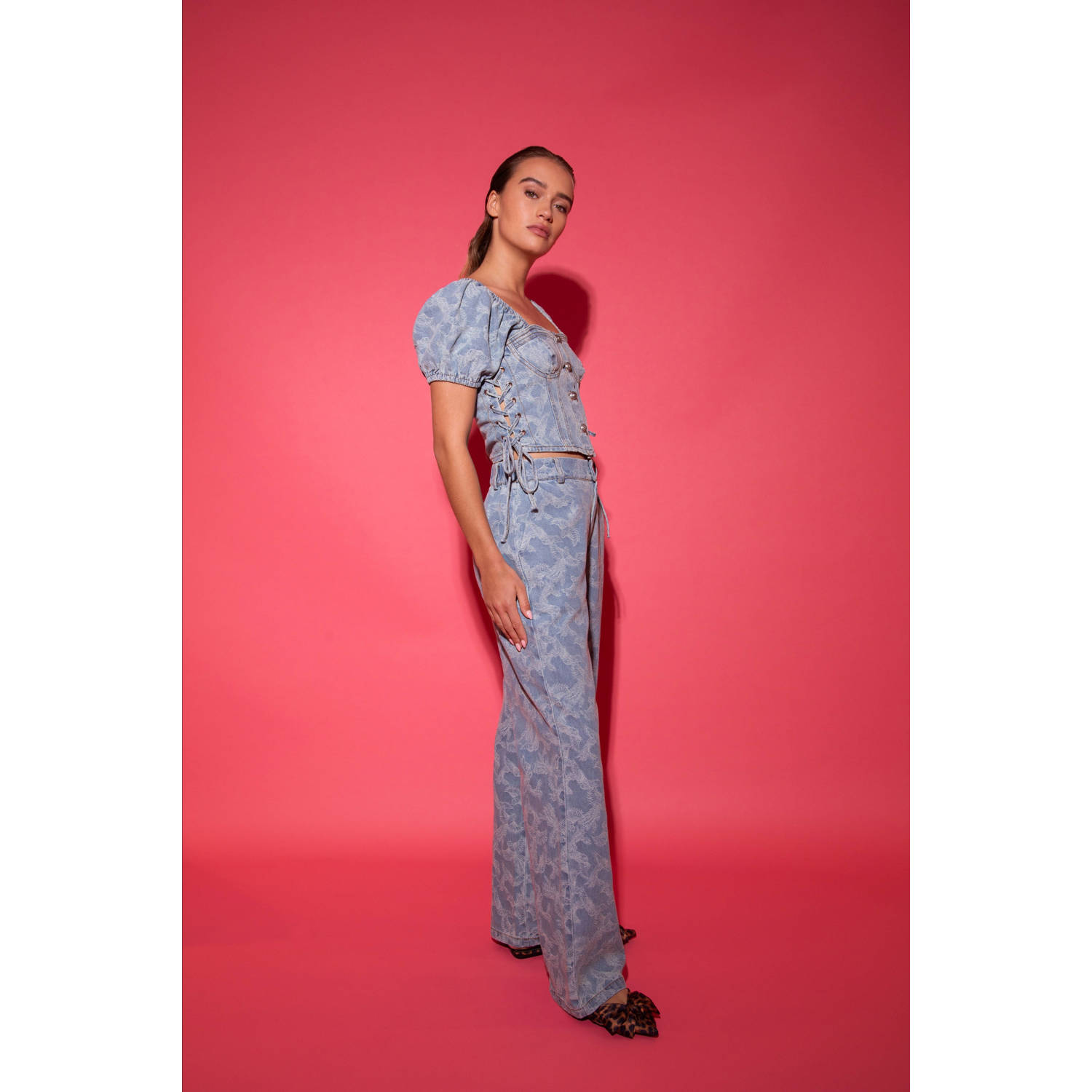 Studio AMAYA top light blue denim