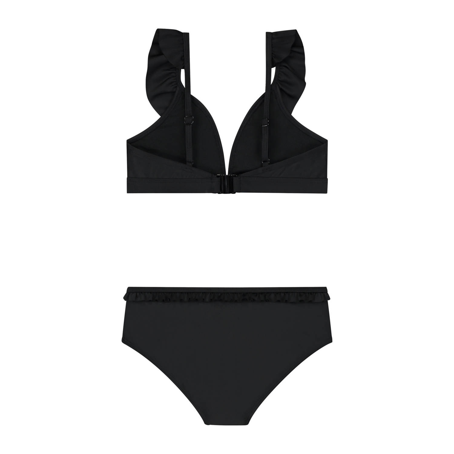 Shiwi bikini met ruches Bella zwart