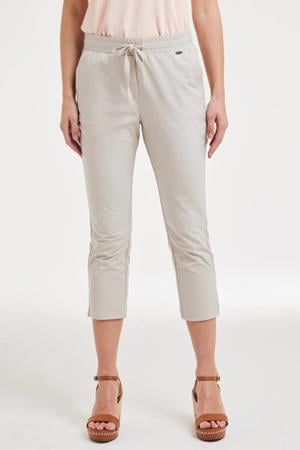 straight regular waist broek ecru