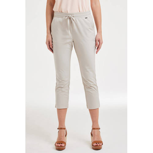 Didi straight regular waist broek ecru afbeelding