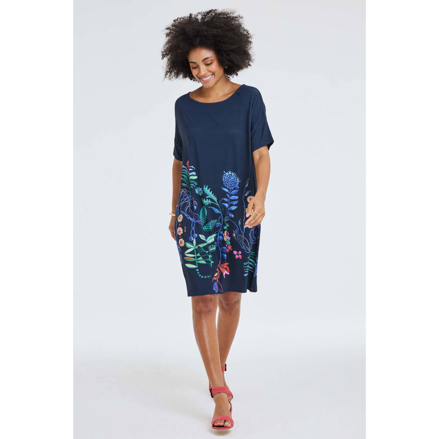 Didi t-shirtjurk donkerblauw