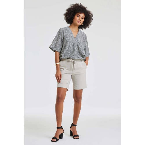 Didi regular waist bermuda short ecru afbeelding
