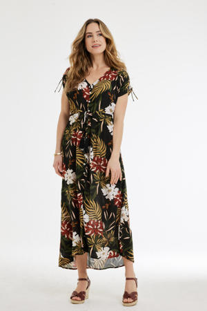 midi jurk multi