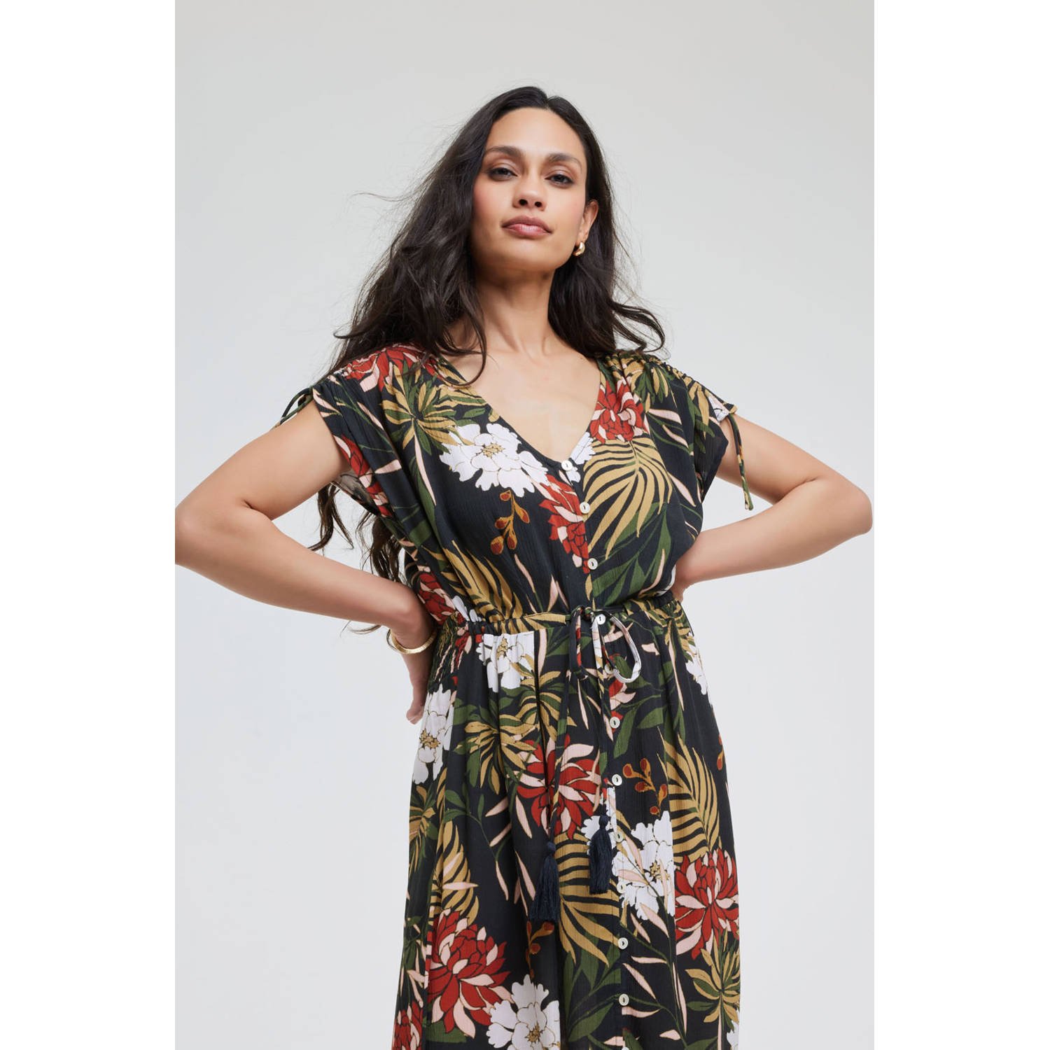 Didi midi jurk multi