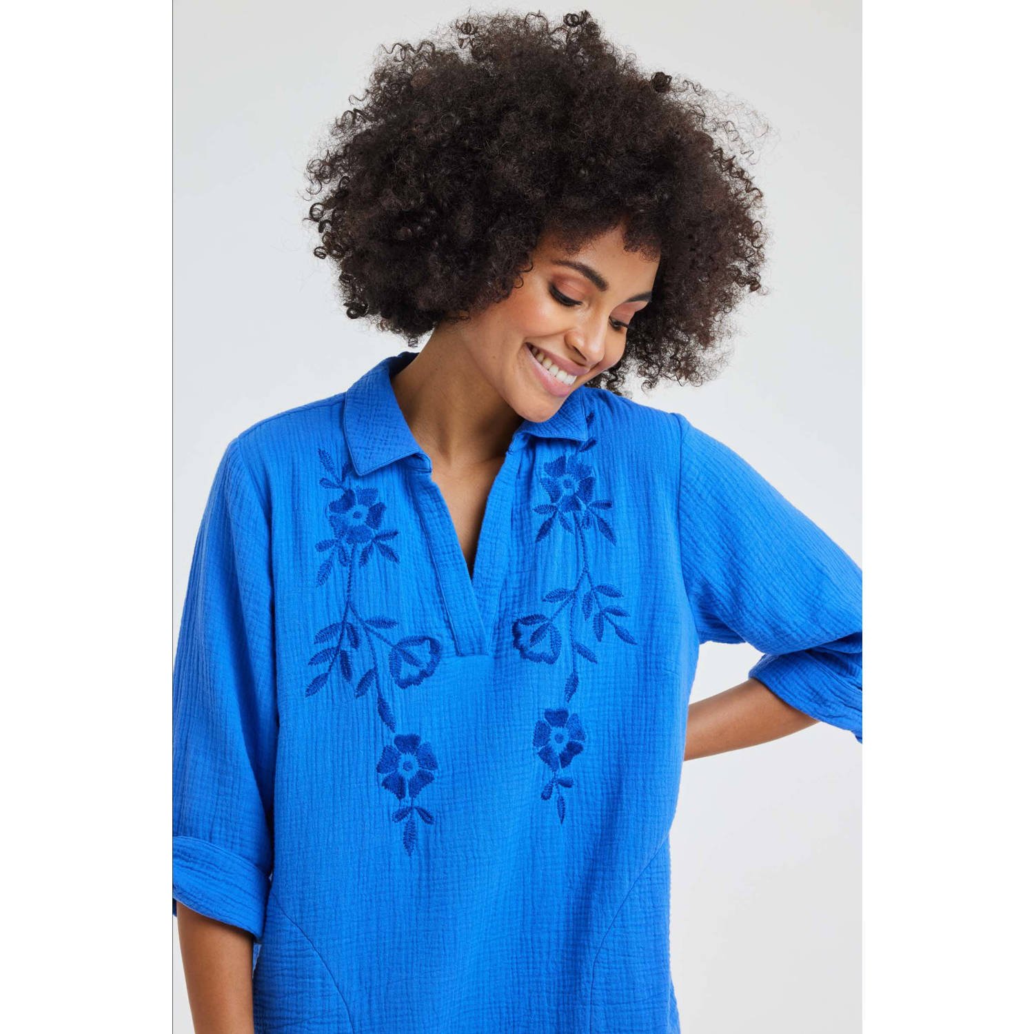 Didi jurk blauw