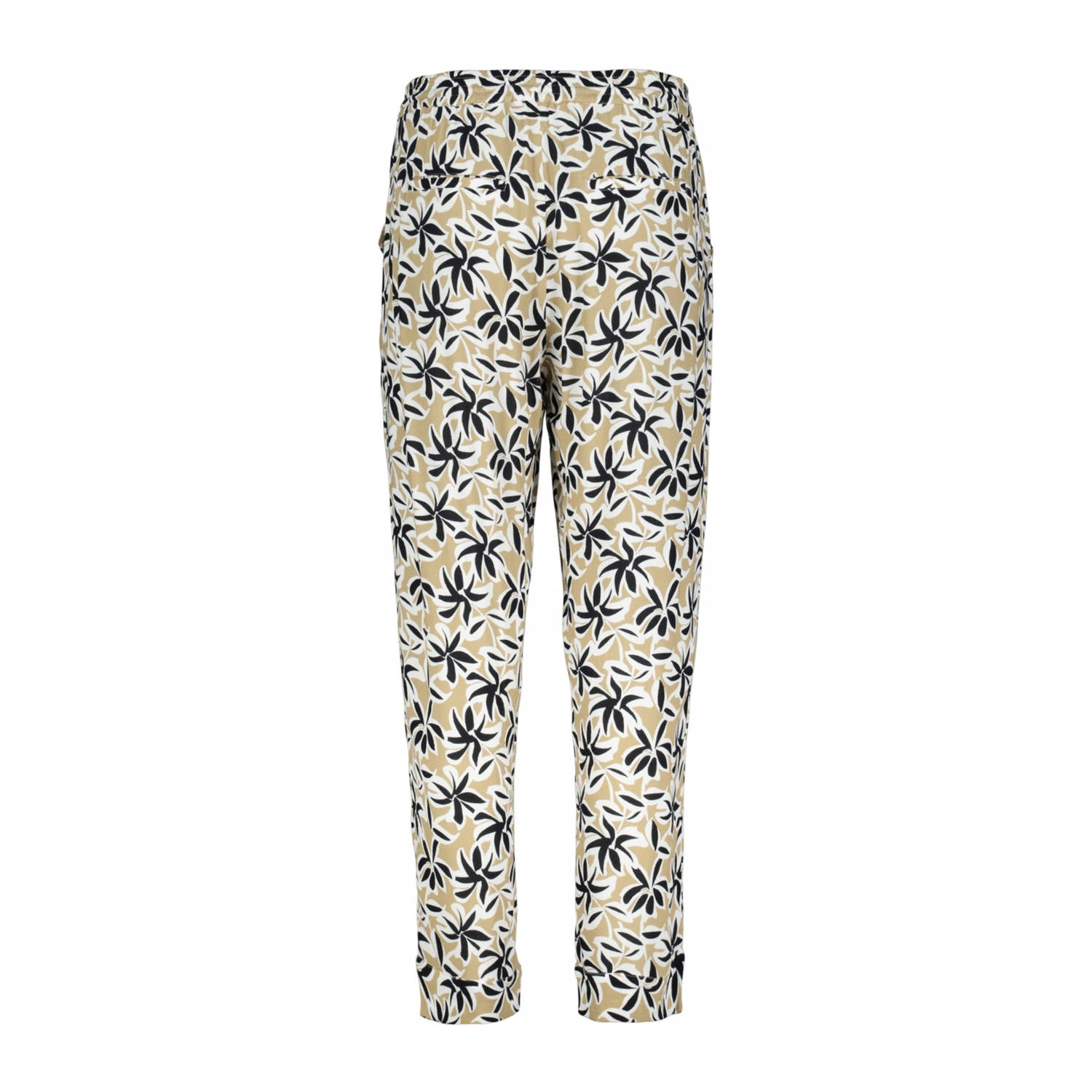 Didi straight high waist broek zand