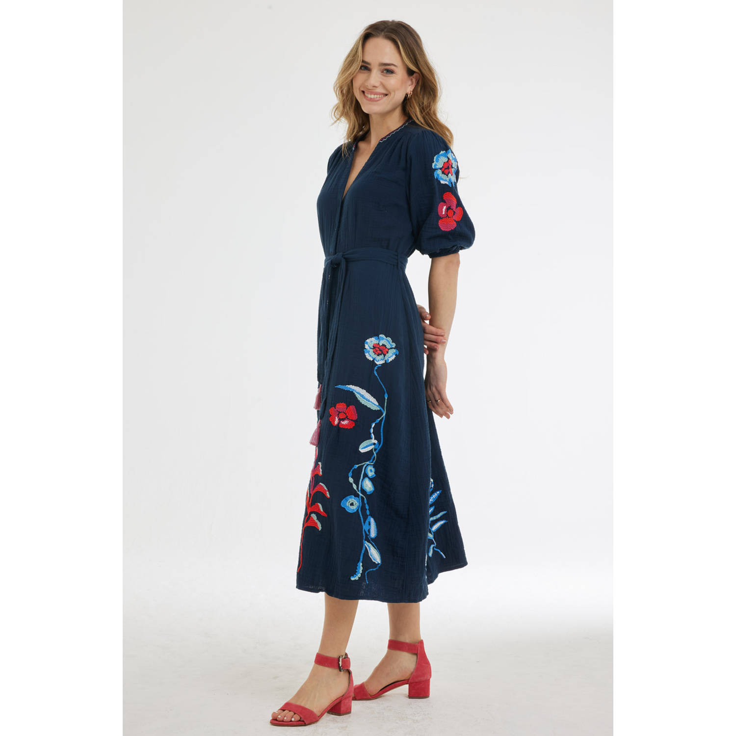 Didi blousejurk donkerblauw