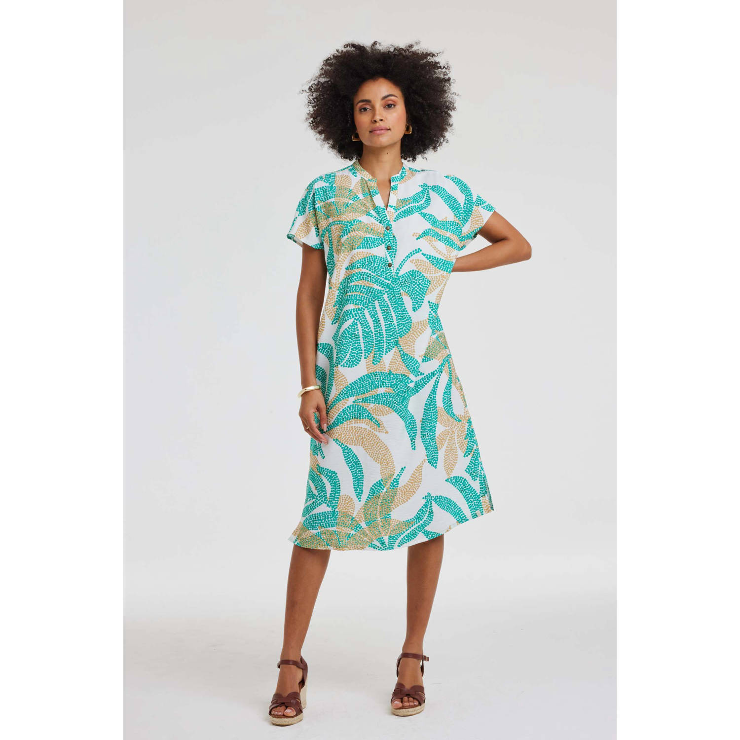 Didi zomerjurk blauw