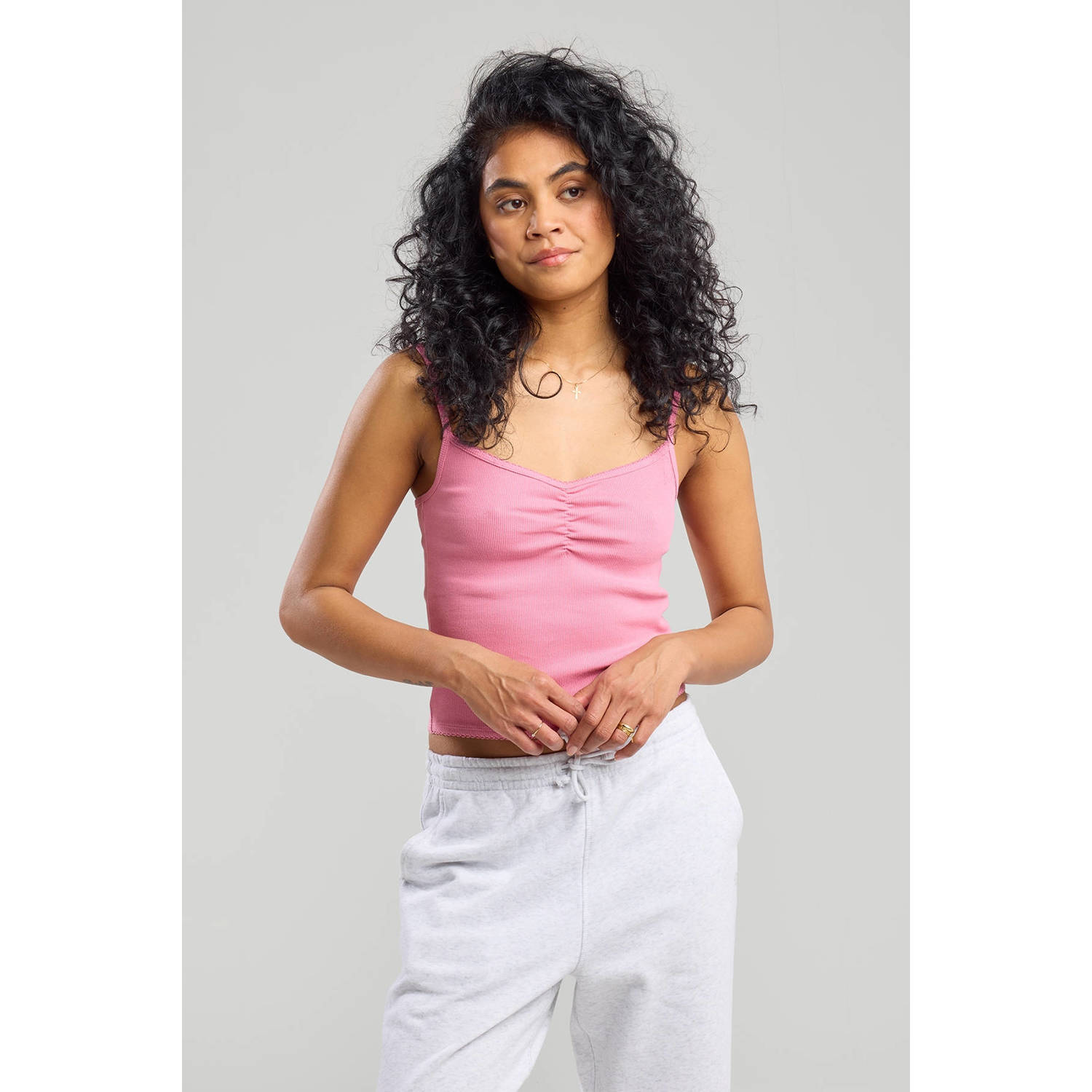 America Today singlet roze
