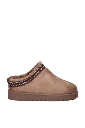 pantoffels taupe