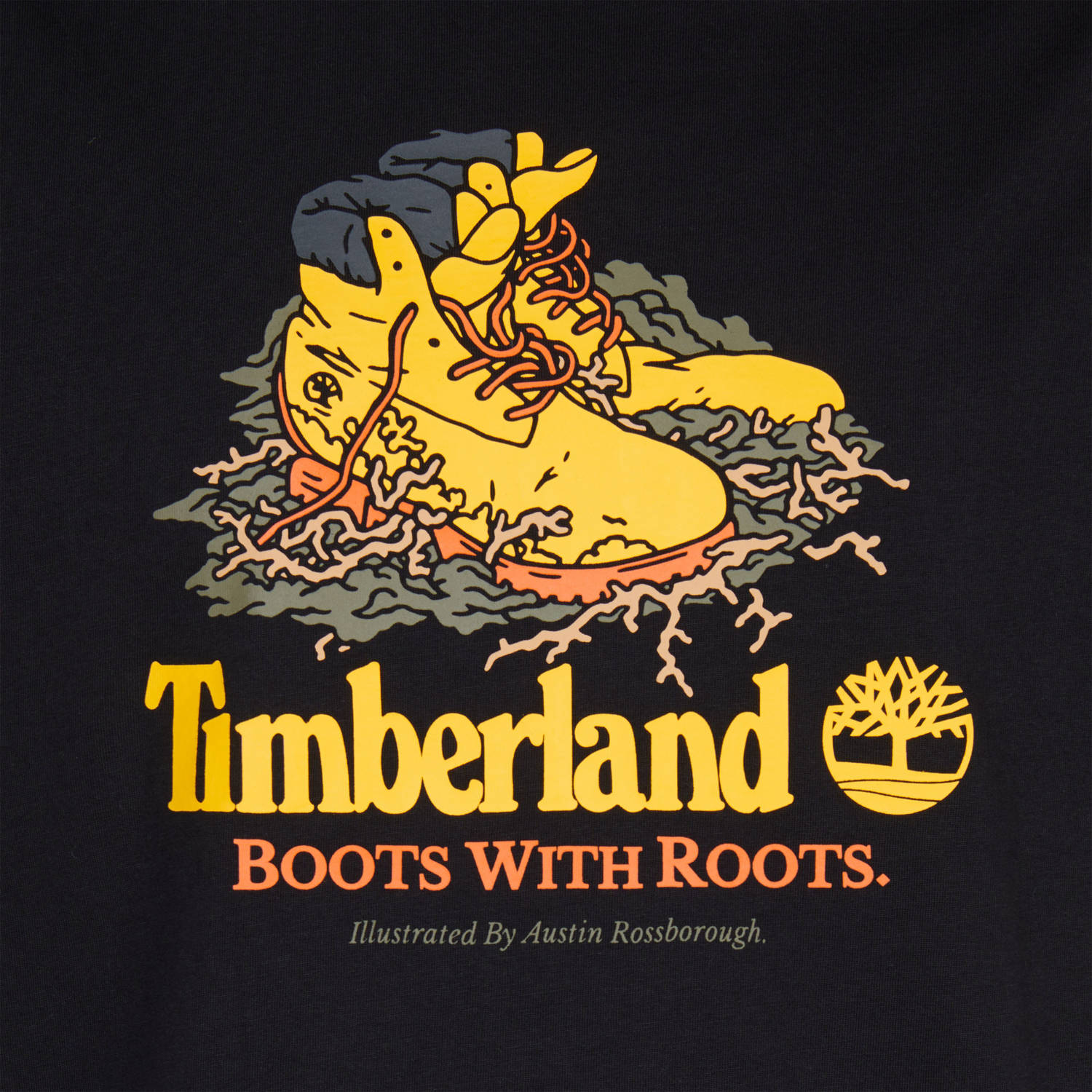 Timberland T-shirt zwart