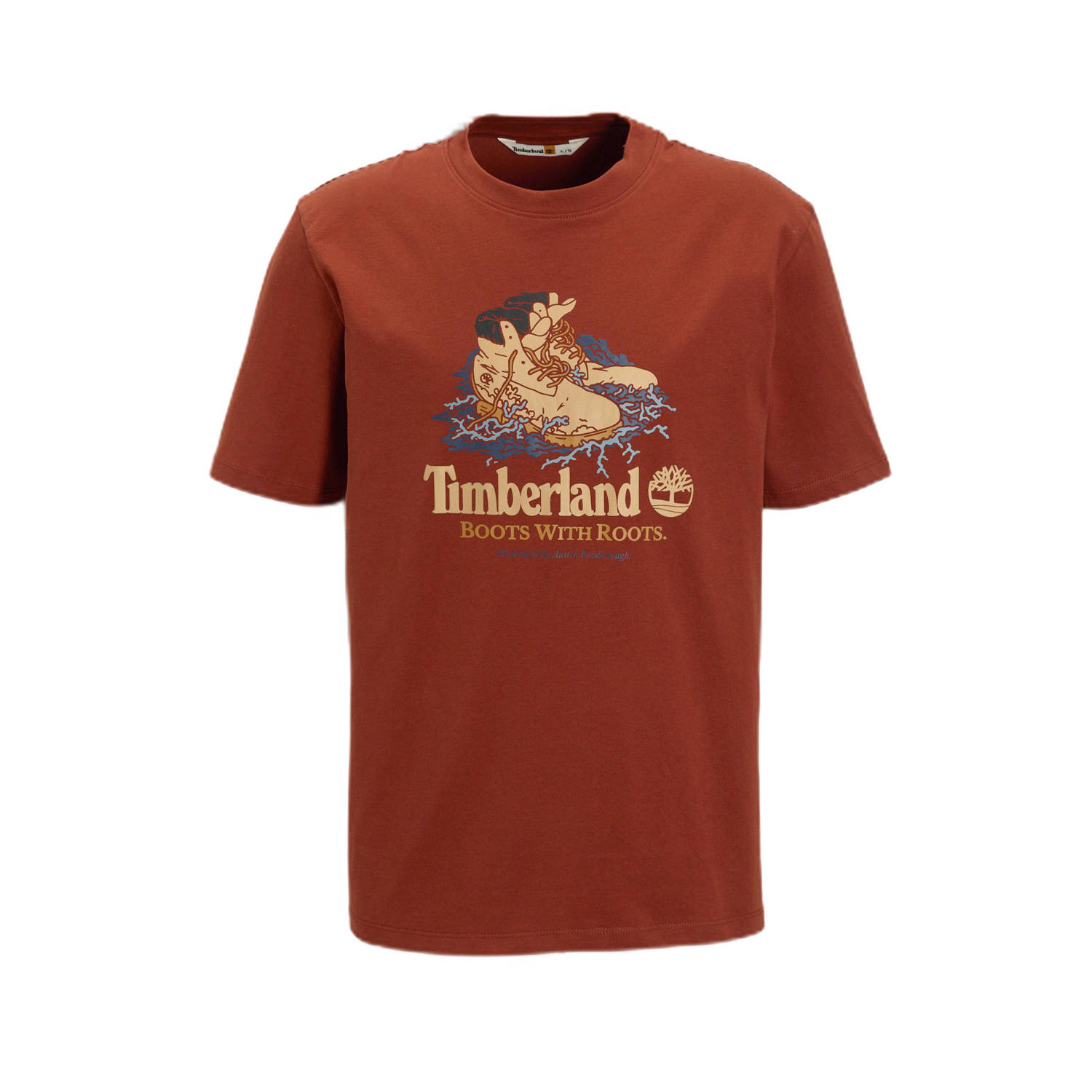 Timberland T-shirt rood