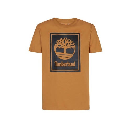 Timberland T-shirt oker afbeelding