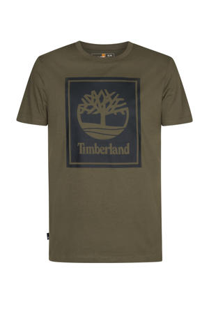 T-shirt donkergroen
