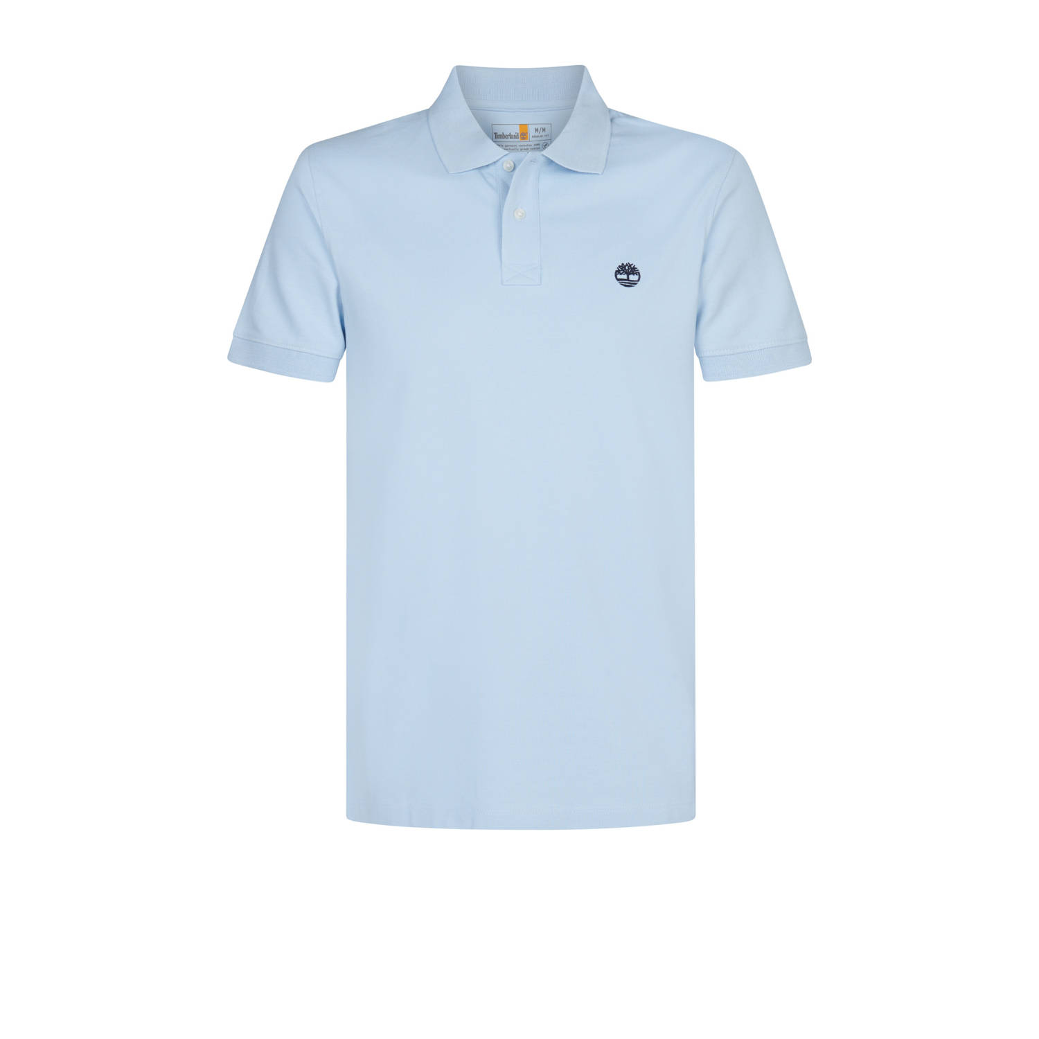 Timberland regular polo lichtblauw