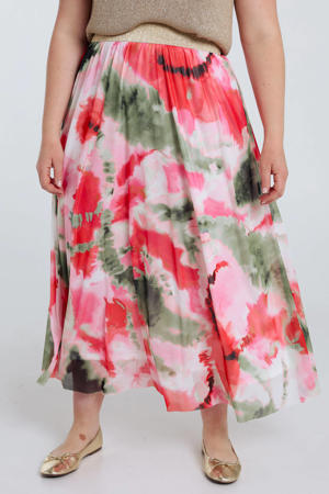 midi rok roze