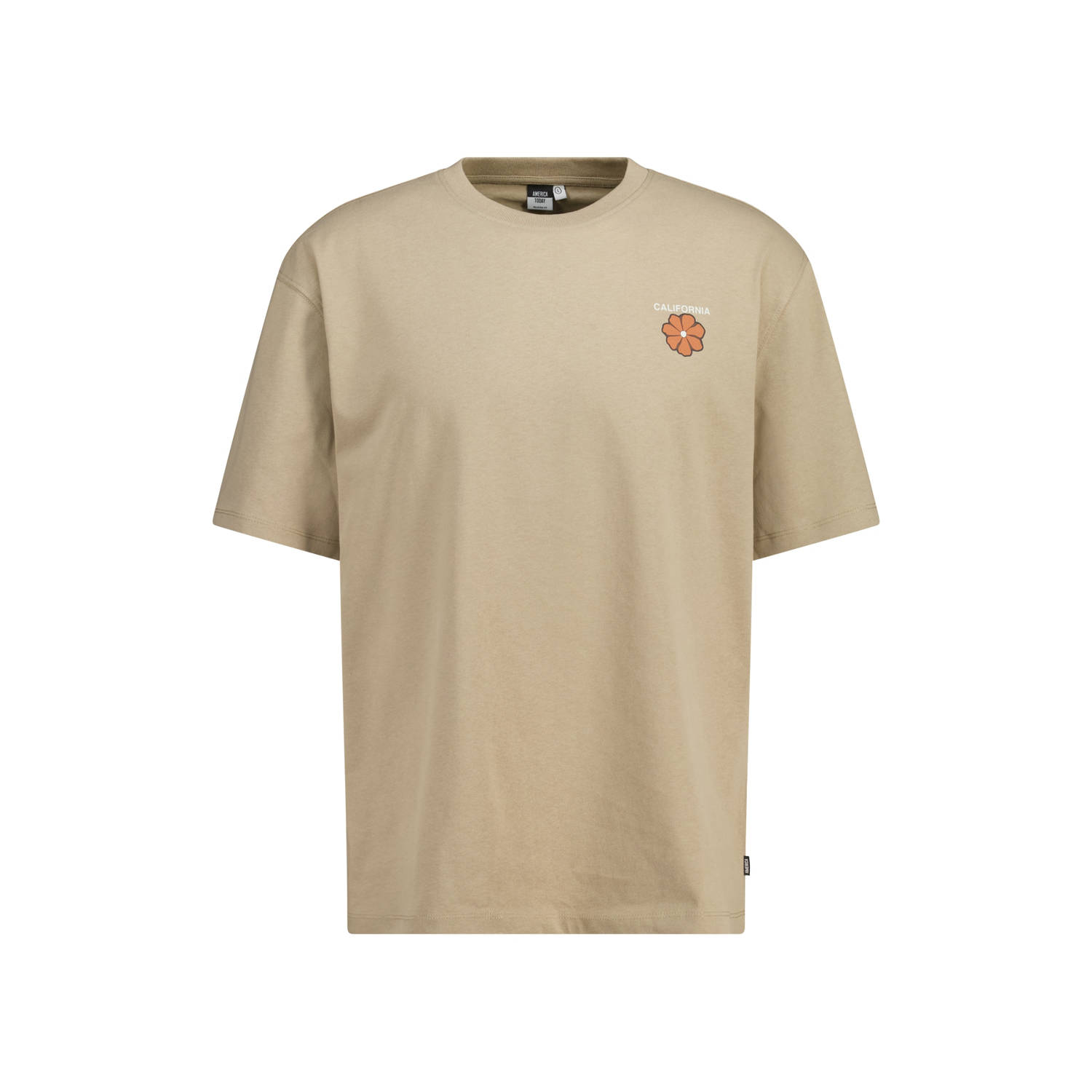 America Today T-shirt beige