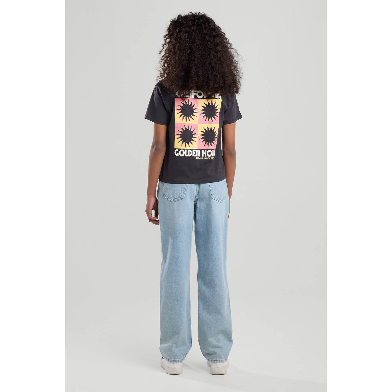 America Today T-shirt zwart