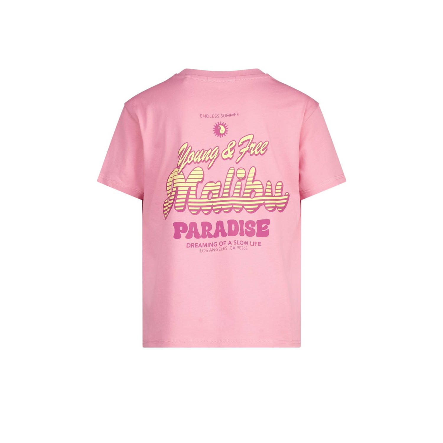 America Today T-shirt roze