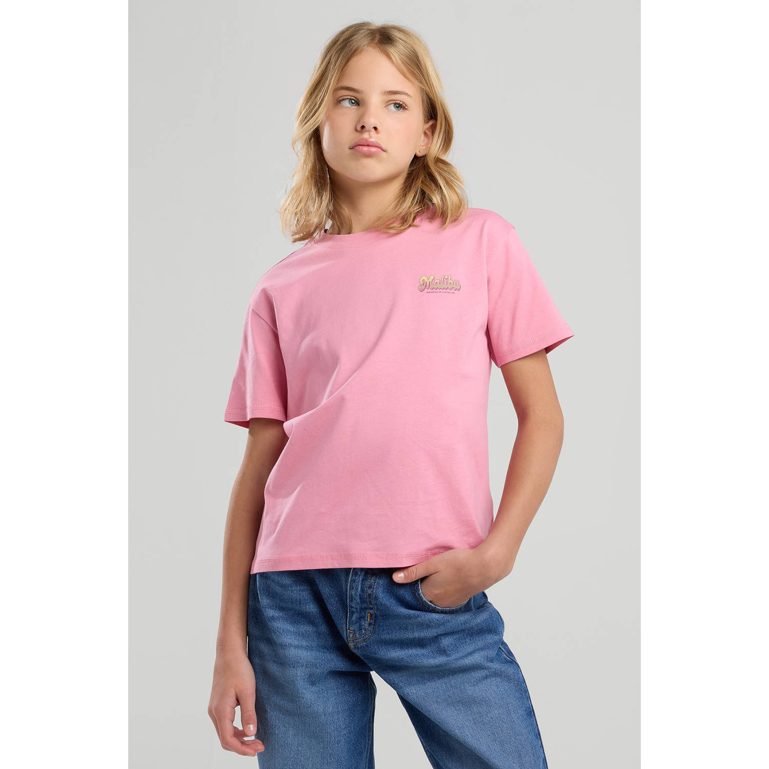 America Today T-shirt roze