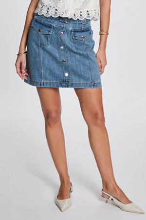 denim spijkerrok medium blue denim