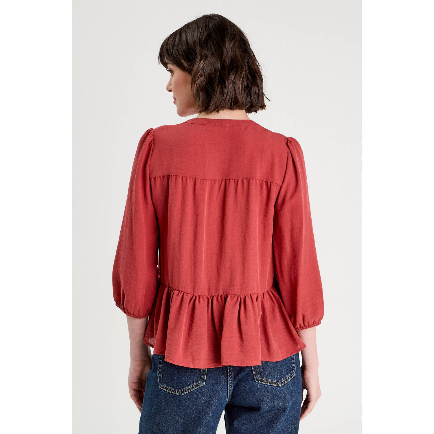 Cache blouse rood