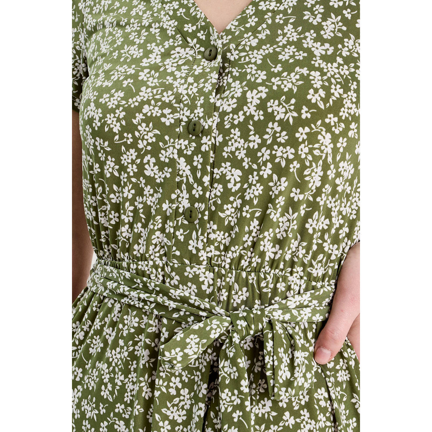 Cache mini jurk groen