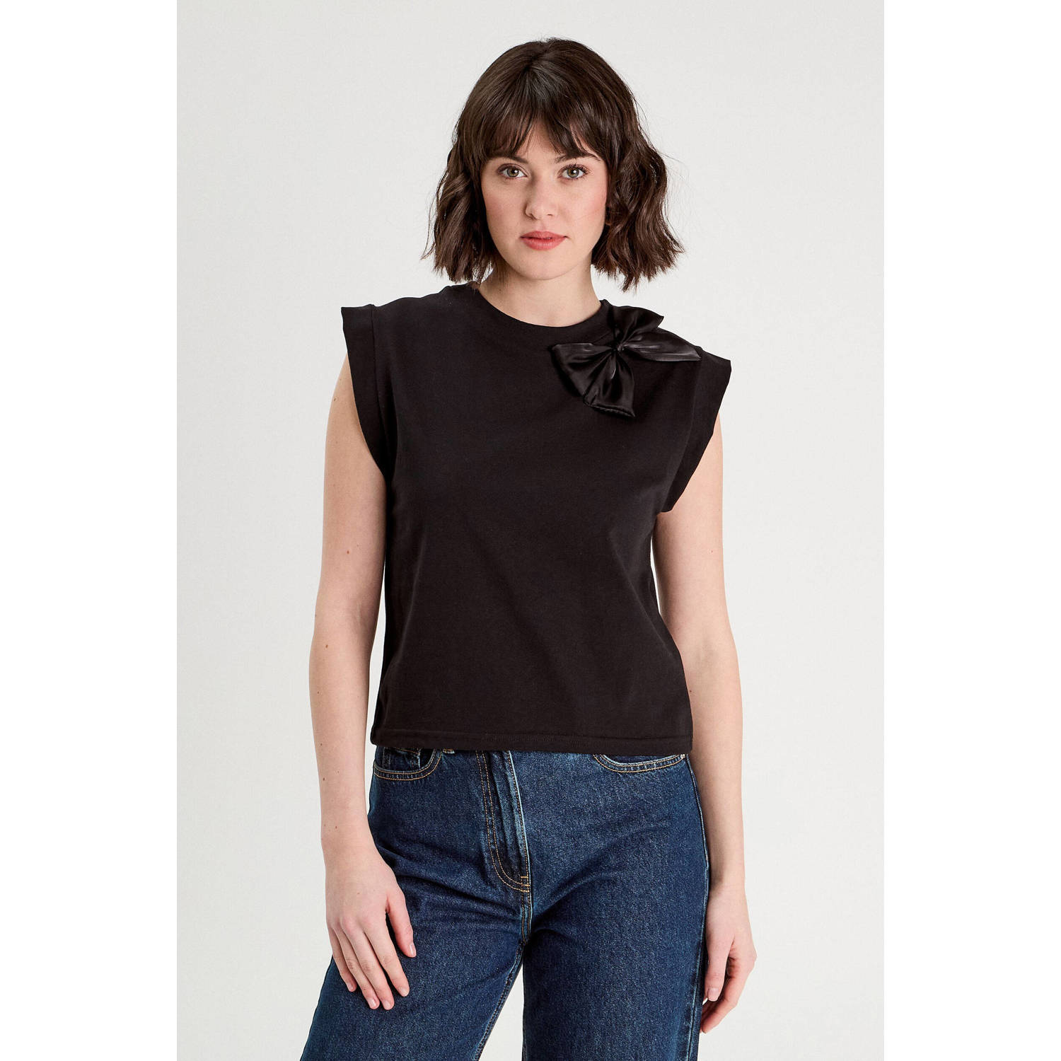 Cache top zwart