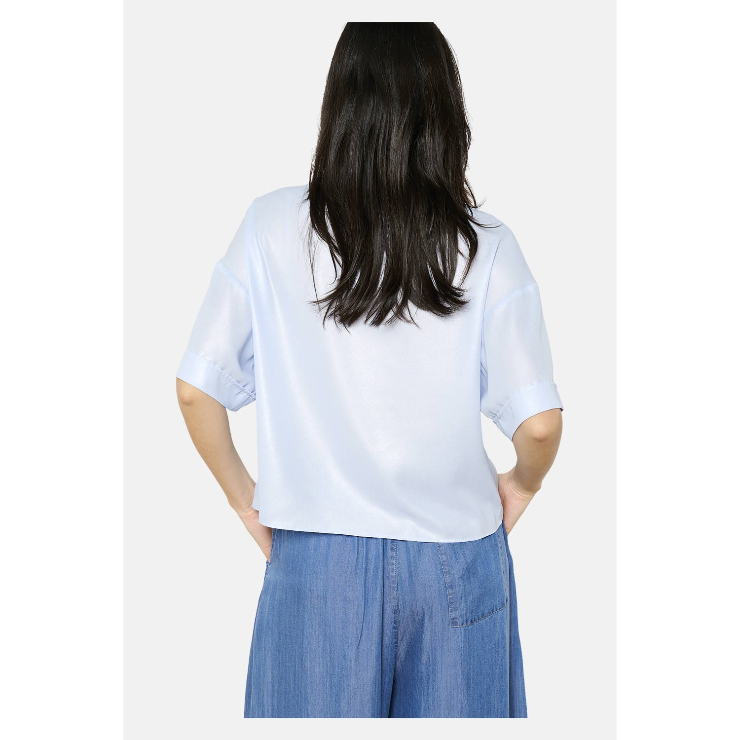 LOLALIZA blouse lichtblauw