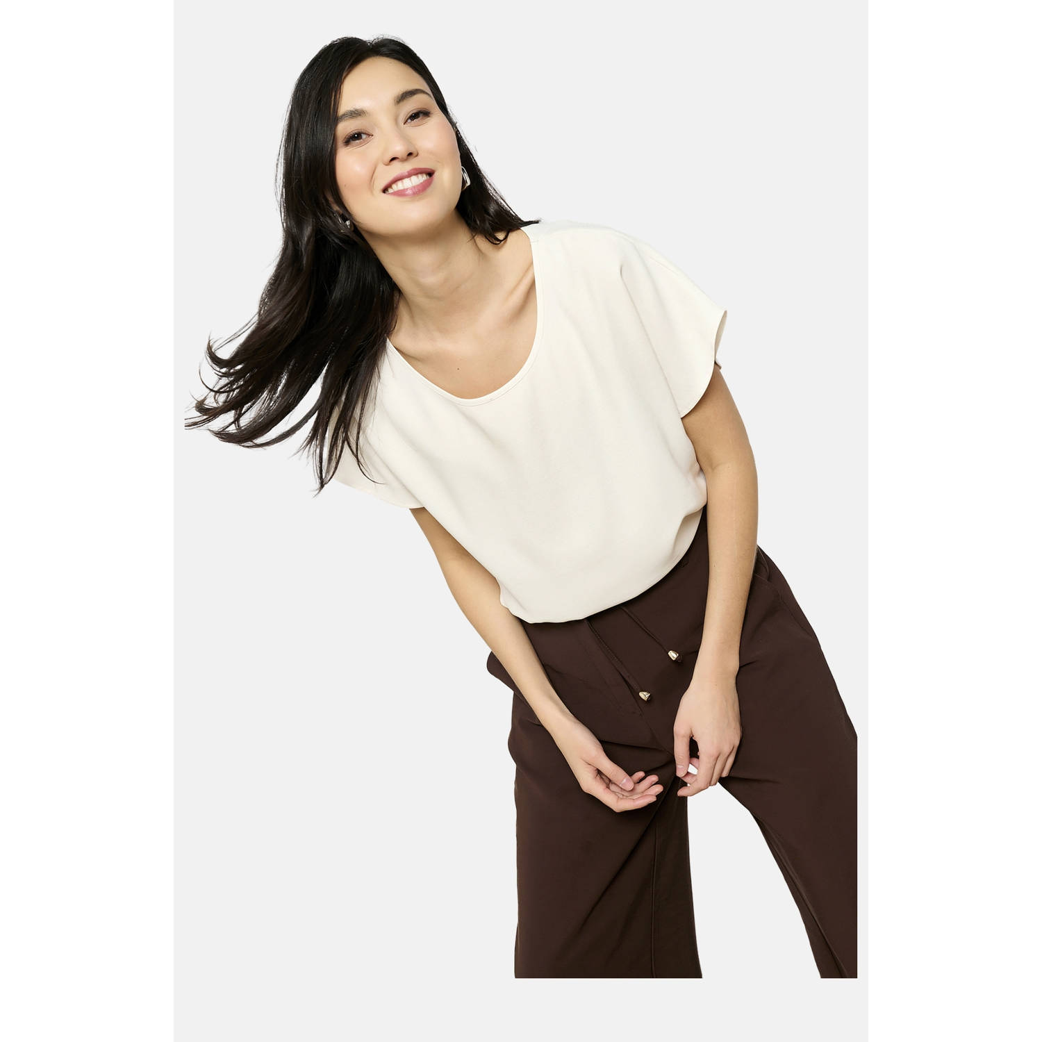 LOLALIZA exclusive top ecru