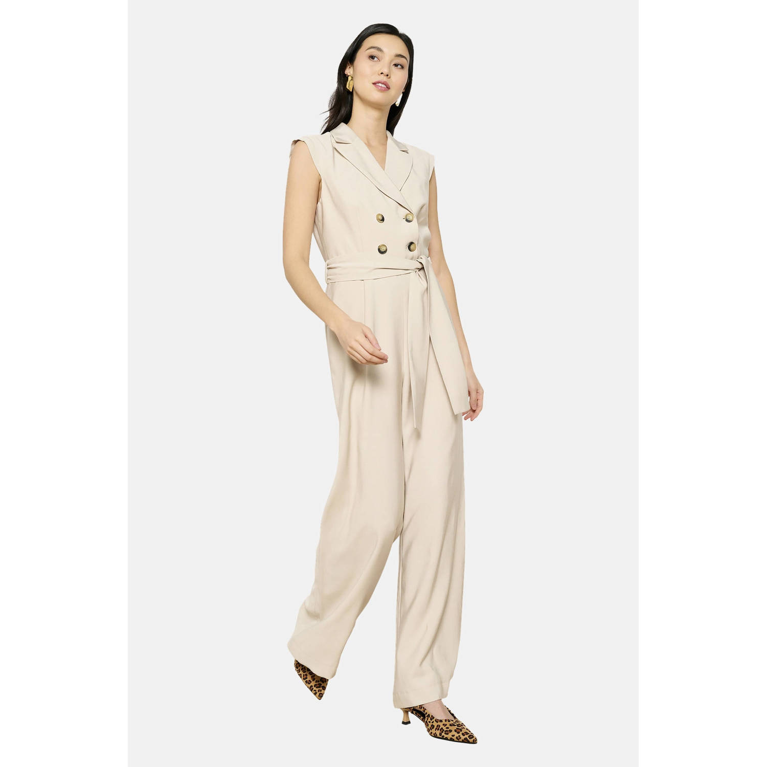 LOLALIZA exclusive jumpsuit beige