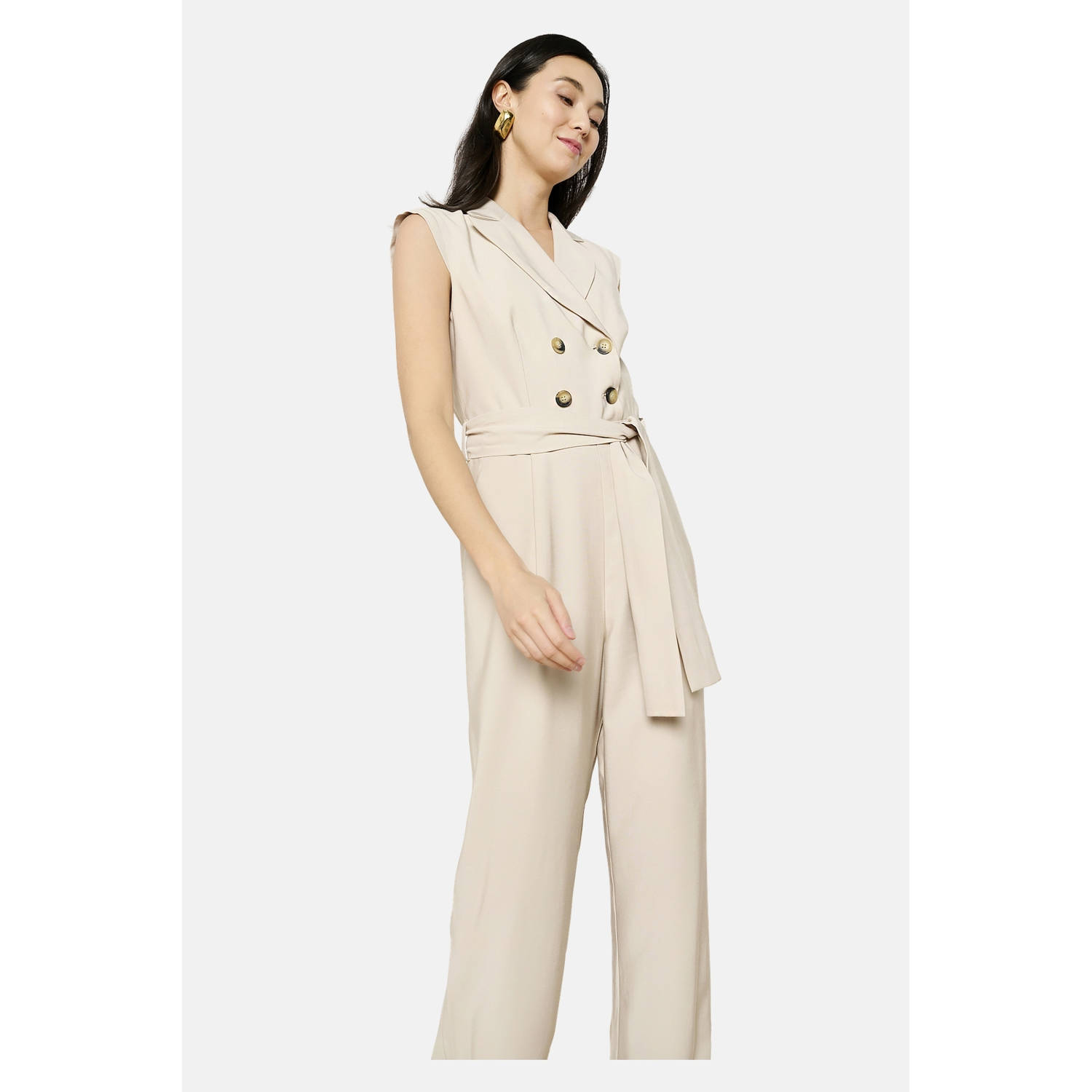 LOLALIZA exclusive jumpsuit beige