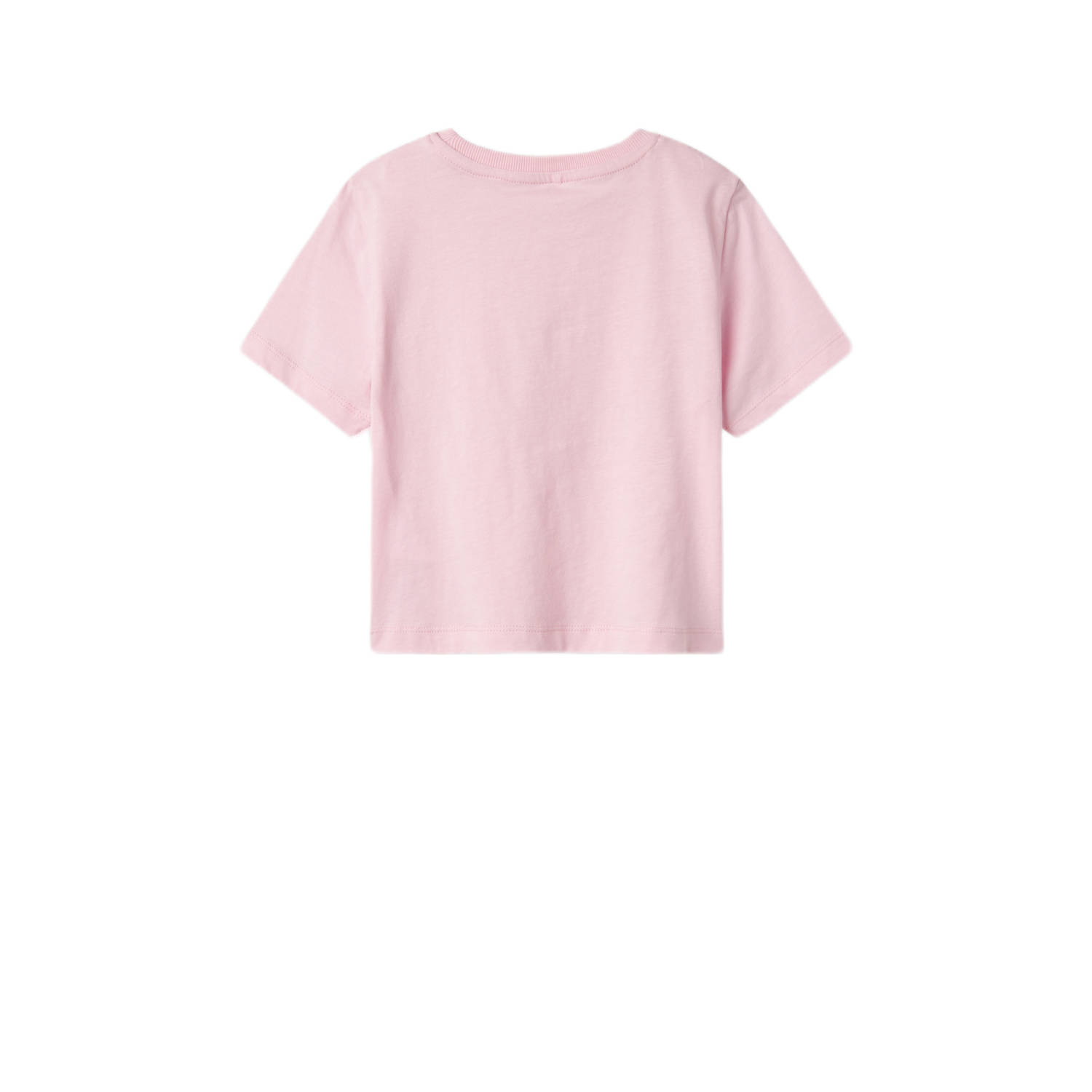 NAME IT MINI T-shirt lichtroze met glitter
