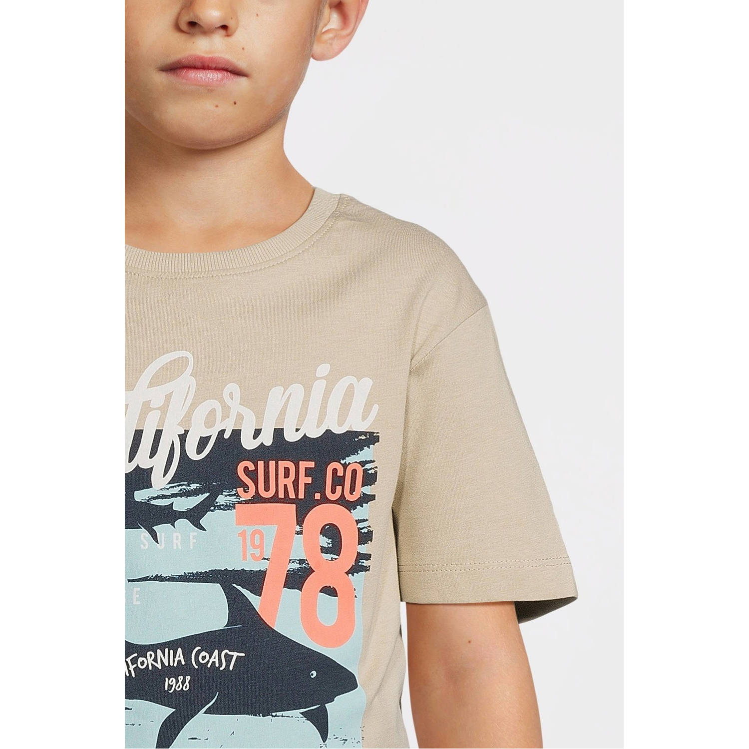 NAME IT KIDS T-shirt zand