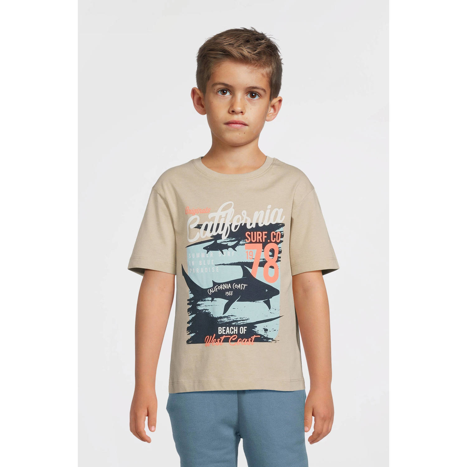 NAME IT KIDS T-shirt zand