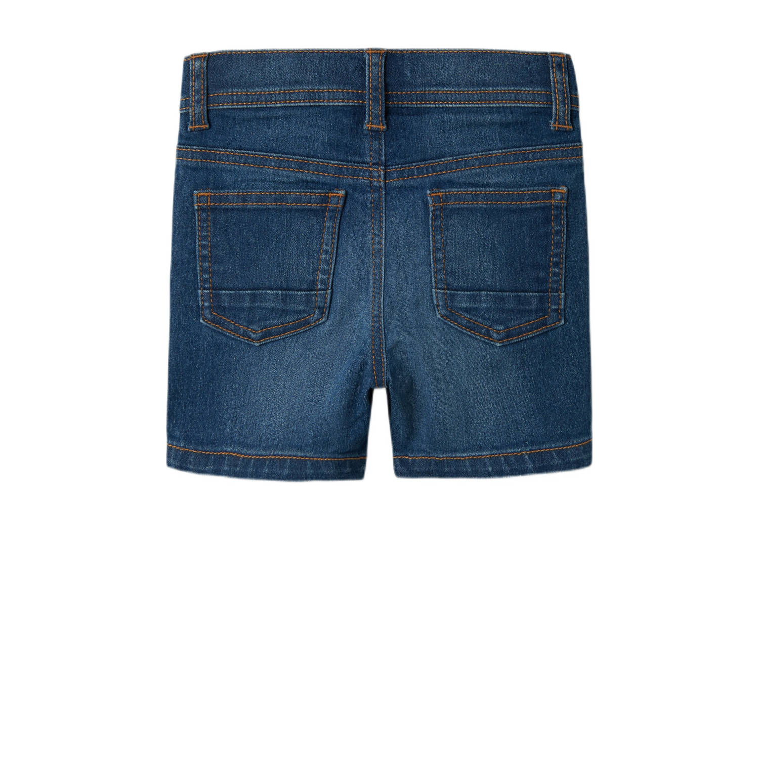 NAME IT MINI slim denim short dark blue denim