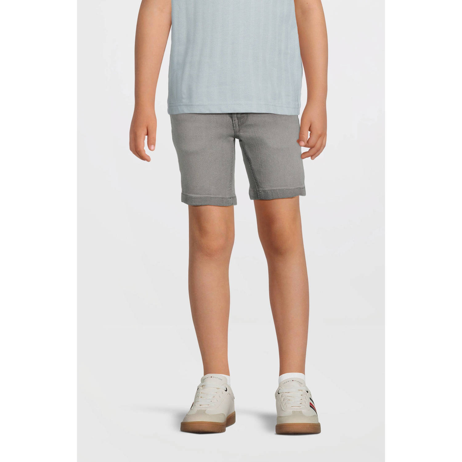 NAME IT KIDS slim denim short grey denim