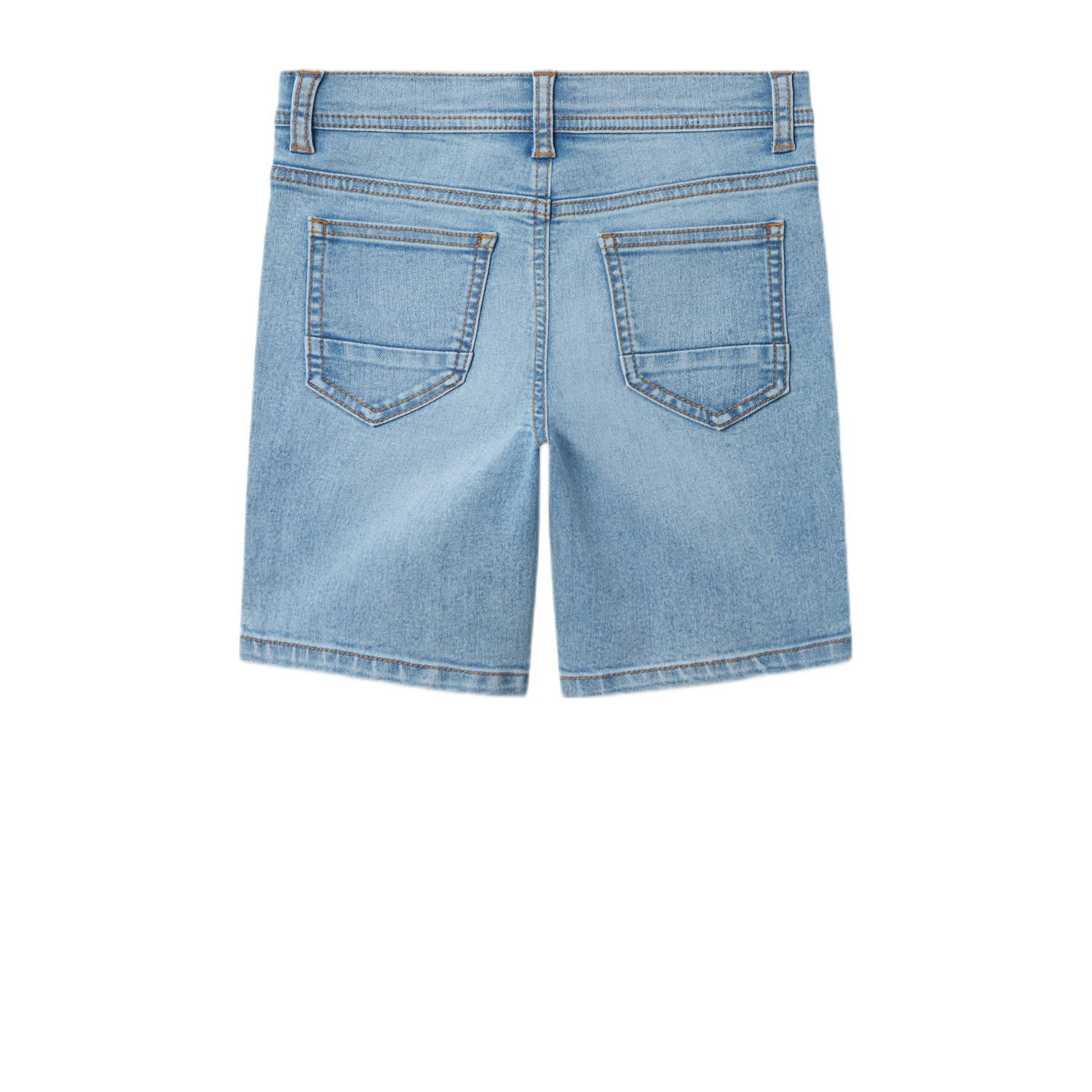 NAME IT KIDS slim denim short light blue denim