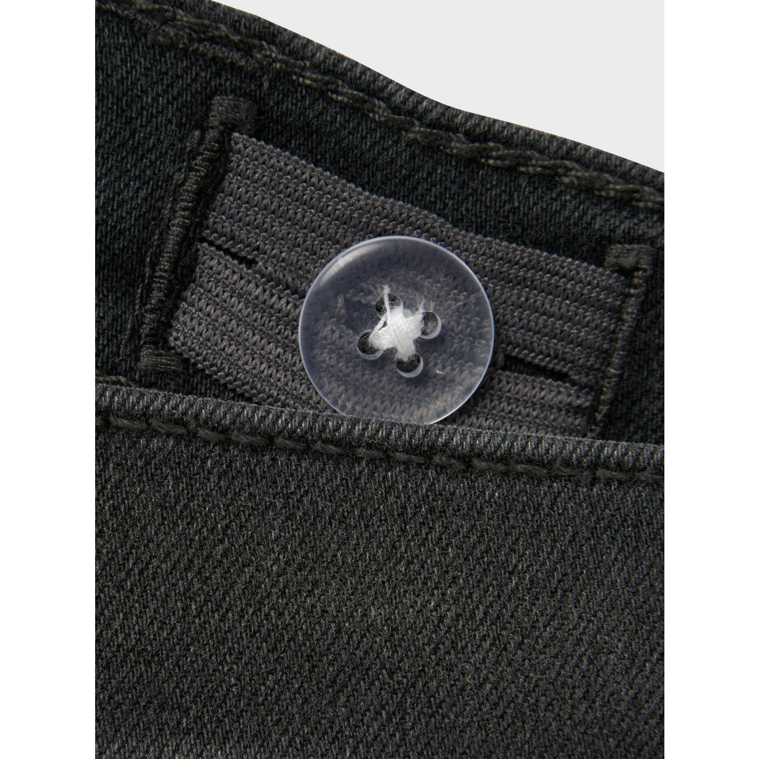 NAME IT KIDS slim denim short grey denim