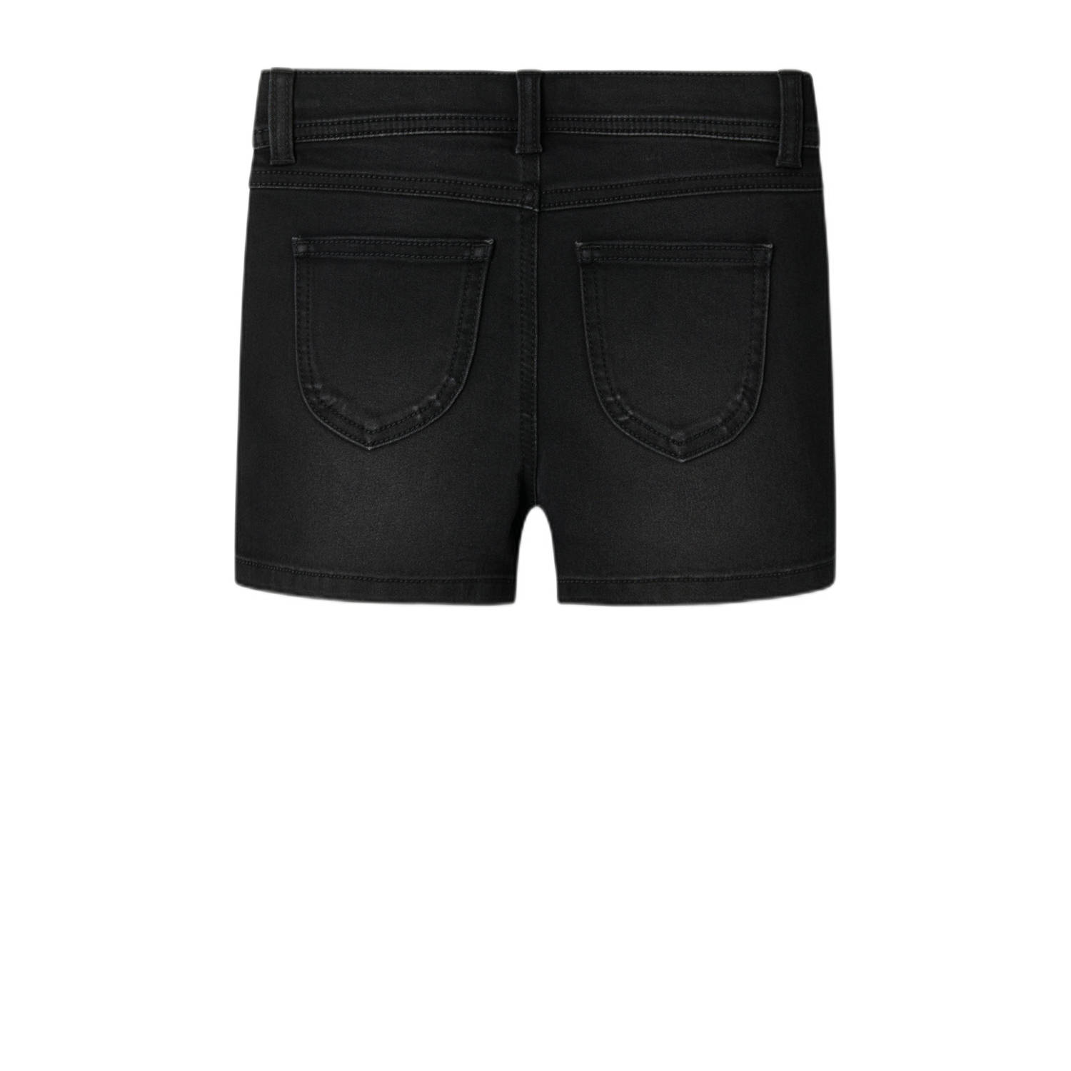 NAME IT KIDS slim denim short black denim